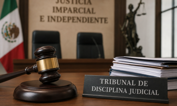 Tribunal de Disciplina Judicial suspende temporalmente a juez del Estado de México