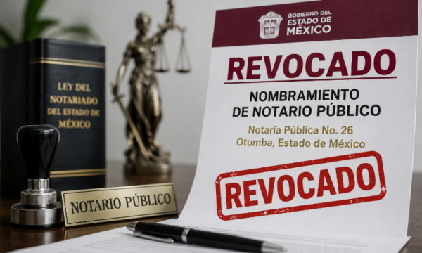 Revoca Gobierno del Estado nombramiento de notario en Otumba por diversas irregularidades