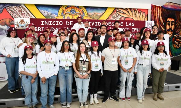Recibe Neza apoyo de brigadas multidisciplinarias del Politécnico para la ejecución de programas, obras y acciones