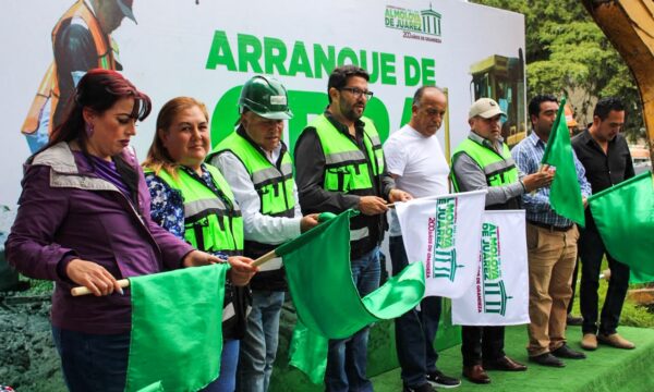 Inicia Almoloya de Juárez paquete de cinco obras para transformar caminos y accesos