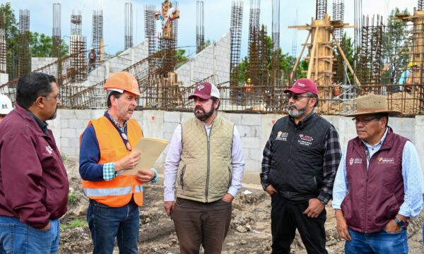 Texcoco tendrá nuevo teatro al aire libre; avanza obra en la Alameda municipal