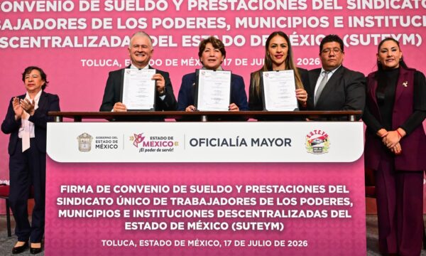 Acuerdan aumento global de 21% y 57 cláusulas: GEM firma convenio laboral con SUTEYM