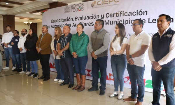 Lerma certificará a sus autoridades auxiliares; será el primer municipio del país en lograrlo