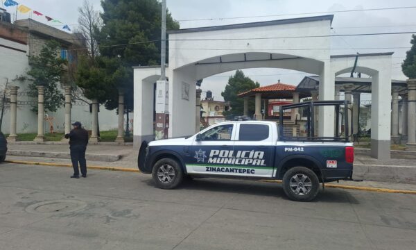 Blinda Zinacantepec escuelas con operativo vacacional; más de 80 policías vigilan planteles