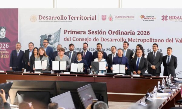 Reviven Consejo Metropolitano del Valle de México para actualizar programa de ordenamiento de la ZMVM