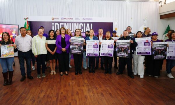 Ecatepec inicia la Cruzada Violeta 360 para enfrentar la violencia familiar