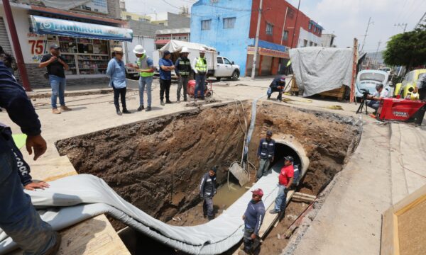 Reparan con tecnología alemana línea del Cutrzamala para el sumistro de agua en Ecatepec
