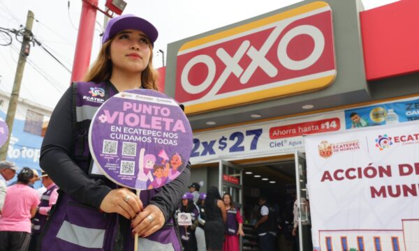 Firma Ecatepec convenio con OXXO para que sucursales sean espacios seguros para mujeres