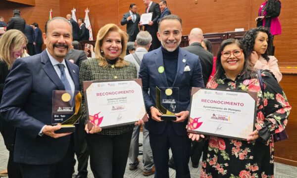 Suma Metepec seis reconocimientos del IAPEM por sus prácticas de gobierno