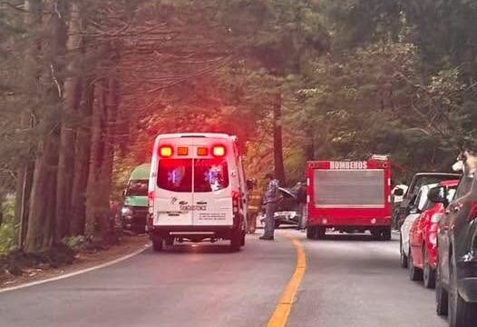 Un muerto y seis lesionados deja accidente en la carretera La Marquesa -Tenango