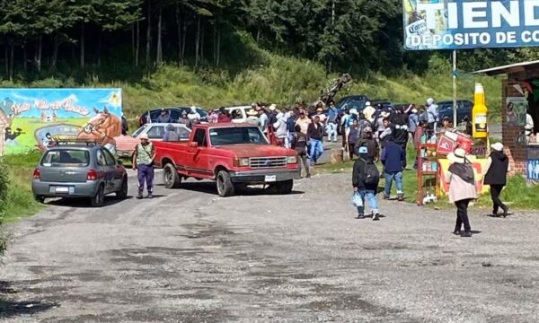 Cierre total de la carretera La Marquesa–Tenango del Valle por conflicto comunal