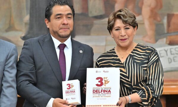 Entrega Delfina Gómez su Tercer Informe al Congreso Edomex