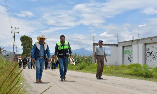 Arrancan nuevas obras viales en comunidades de Almoloya de Juárez