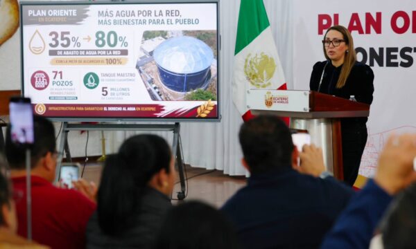Reporta Ecatepec avance en abasto de agua y más de 3 mil mdp del Plan Oriente