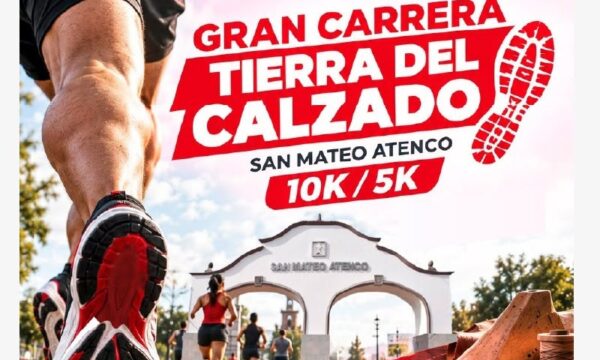 San Mateo Atenco alista carrera atlética “Tierra del Calzado” 2026