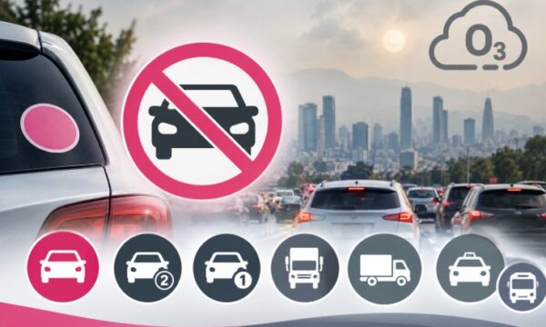 Activan contingencia ambiental; este domingo no circulan autos con engomado rosa en ZMVM