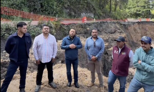 Cerrarán tres meses la carretera Sultepec -Texcaltitlán para arreglar socavón