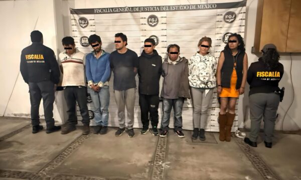 Capturan a banda de motoratones en Toluca