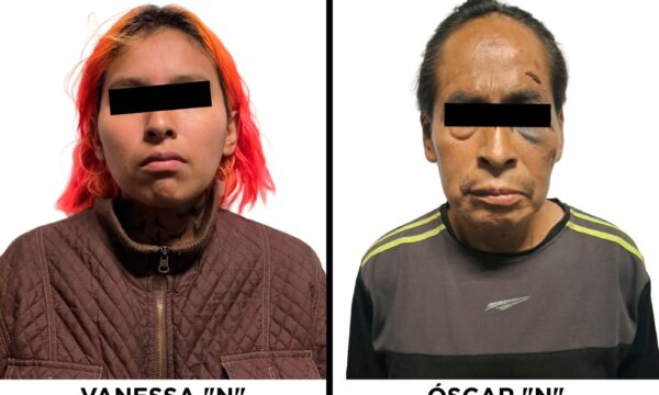 Pareja detenida en Temoaya por violencia familiar, también habría provocado la muerte de otro de sus hijos