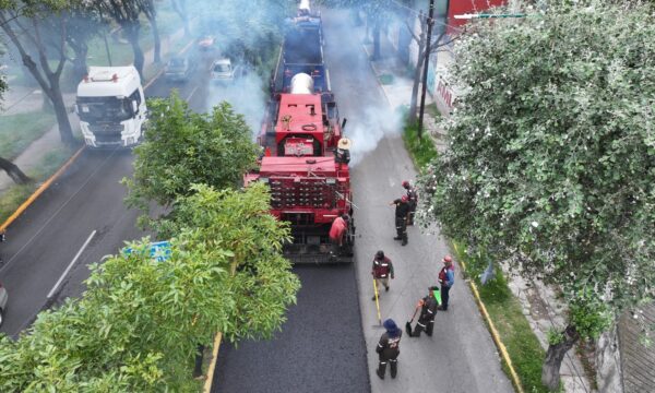 Repavimenta Diablo Dragón nuevas calles y avenidas en Toluca
