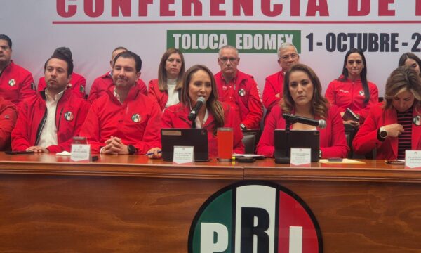 PRI cuestiona cifras del informe de Delfina Gómez; señala pendientes en la primera mitad del sexenio